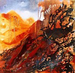 A painting called "From the Ashes"