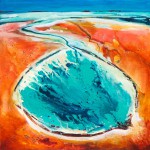 A painting called "Little Lagoon Shark Bay #6"