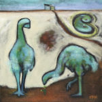A painting called Pecking Order #2